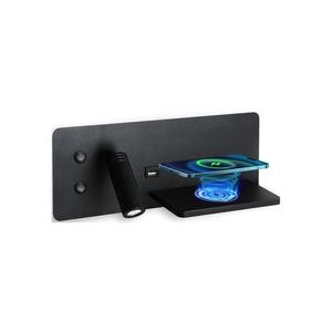 08287L-LED Nástenné sviet. s pol., USB a bezdr. nab. LED/3W/230V + LED/3W 08287L vyobraziť