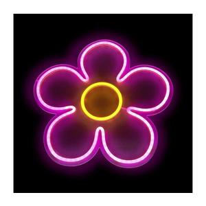 2Kids Toys - LED neónová nástenná dekorácia LED/5W/USB kvet 2D98104 vyobraziť