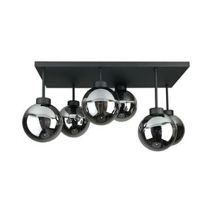 Keter Lighting Prisadený luster DEA 6xE14/60W/230V čierna/dymová čierna 2902 vyobraziť