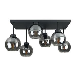 Keter Lighting Prisadený luster NESSA 6xE27/60W/230V čierna/dymová čierna 2924 vyobraziť