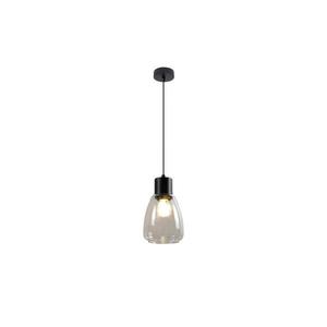 Luster na lanku MOLDO 1xE27/40W/230V čierna/číra 31-35066 vyobraziť