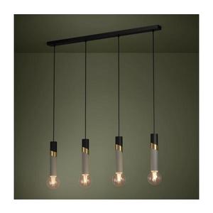 Eglo 39936 - Luster na lanku CEDRAL 4xE27/40W/230V čierna/zlatá 39936 vyobraziť