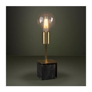 Eglo 390168 - Stolná lampa CARMITA 1xE27/40W/230V zlatá/čierny mramor 390168 vyobraziť