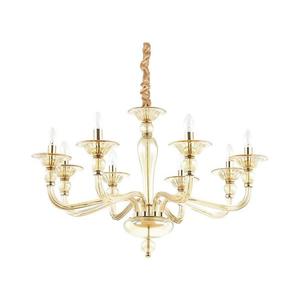 Ideal Lux - Luster na reťazi DANIELI 8xE14/40W/230V pr. 85 cm mosadz 159973 vyobraziť