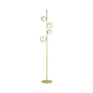 Ideal Lux - LED Stojacia lampa PERLAGE 4xG9/3W/230V zlatá/dymová 317816 vyobraziť