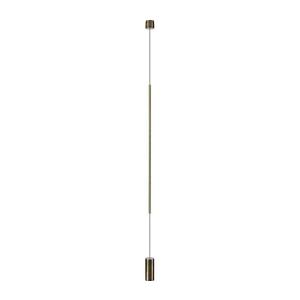 Ideal Lux - LED Stojacia lampa FILO LED/14W/230V 2700K CRI 90 mosadz 341132 vyobraziť