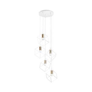 Ideal Lux - Luster na lanku ICE 5xE27/60W/230V pr. 50 cm biela 237671 vyobraziť