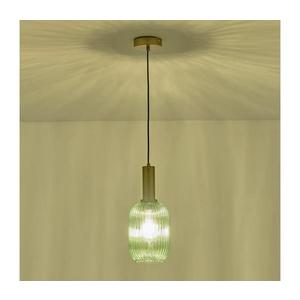 Eurolamp Luster na lanku 1xE27/15W/230V zelená pr. 13 cm 144-24085 vyobraziť