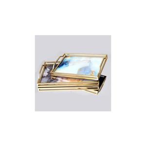 Eurolamp SADA 2x Dekoračný podnos 40x30/35x25 cm zlatá 752-16042 vyobraziť