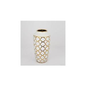 Eurolamp Keramická váza 25x13 cm zlatá/biela 752-20073 vyobraziť