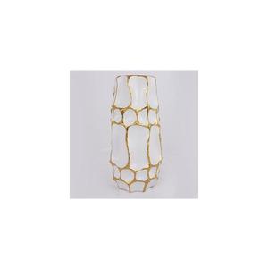Eurolamp Keramická váza 31, 5x15, 5 cm zlatá/biela 752-20171 vyobraziť