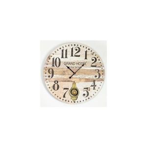 Eurolamp Nástenné hodiny 1xAA pr. 58, 2 cm béžová 753-10058 vyobraziť