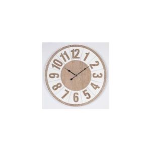 Eurolamp Nástenné hodiny 1xAA pr. 60 cm béžová/biela 753-13022 vyobraziť