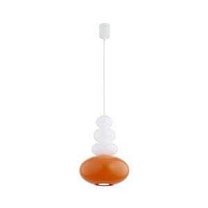 Argon 8822 - Luster na lanku DIEGO 1xGU10/5W/230V biela/oranžová 8822 vyobraziť