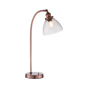 Endon 77861 - Stolná lampa HANSEN 1xE27/40W/230V medená 77861 vyobraziť