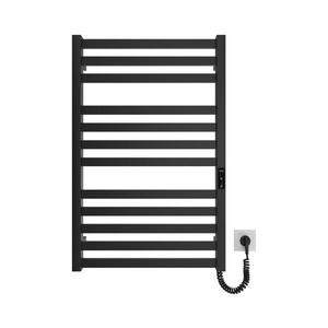 Mario-Radiators Kúpeľňový rebríkový radiátor HF OXFORD 170W/230V 77x53 cm čierna 6.1.0201.06.BM vyobraziť