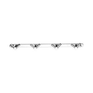 NIMCO MAC 2905831C-T-90 - Nástenný vešiak na uteráky BORMO 30 cm lesklý chróm BR 11108-26 vyobraziť