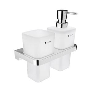 NIMCO MA 2905831H-26 - Nástenný dávkovač mydla a stojan na kefky MAYA 290 ml MA 2905831H-26 vyobraziť