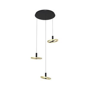 Wofi 5016-304 - LED Stmievateľný luster na lanku BREST LED/26W/230V čierna/zlatá 5016-304 vyobraziť