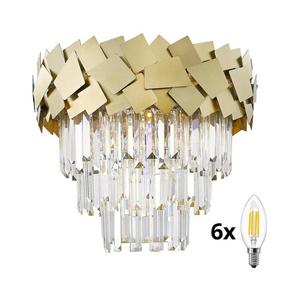 Brilagi - LED krištáľové stropné svietidlo MIRAGE 6xE14/40W/230V BG-C0506-06A-B5E3 vyobraziť