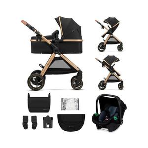 KINDERKRAFT - Kombinovaný kočík 3v1 ESME Pure black + autosedačka MINK PRO KSESME00BLK300N vyobraziť