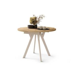 Jedálenský stôl ARTUR dub artisan/béžová 5903631916489 vyobraziť