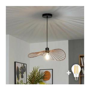 Brilagi - LED závesný luster CERIA WIRE 1xE27/40W/230V 40x56 cm bronz EG300169+EG300151 vyobraziť