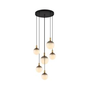 Zuma Line 003064-034740- Závesný luster na lanku NUA 6xE27/25W/230V pr. 75 cm zlatý/čierny 003064-034740 vyobraziť