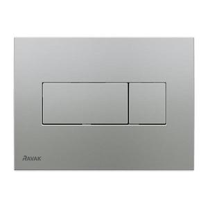 Ravak X01456 - Splachovacie tlačidlo UNI 24, 7x16, 5 cm matný chróm X01456 vyobraziť