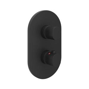Ravak X070467 - Termostatická sprchová batéria pre podomietkovú inštaláciu CHROME čierna X070467 vyobraziť