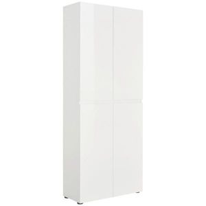 Xora SKRINKA NA TOPÁNKY, biela, 80/200/34 cm vyobraziť