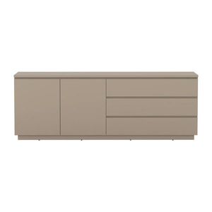 MID.YOU ŠIROKÁ KOMODA, taupe, 200/72/34, 5 cm vyobraziť