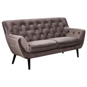 Stylife SEDAČKA CHESTERFIELD, textil, sivá vyobraziť