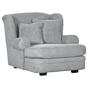 Ambia Home XXL KRESLO, textil, svetlosivá vyobraziť