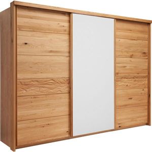 Linea Natura ŠAT. SKRIŇA S POSUV. DVERAMI, dub, biela, farba duba, 285/216/70 cm vyobraziť