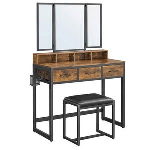 Boxxx TOALETNÝ STOLÍK, hnedá, čierna, 90/40/141 cm vyobraziť