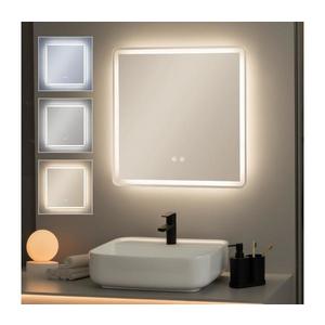 Brilagi - LED stmievateľné kúpeľňové vyhrievané zrkadlo s podsvietením BELLA LED/16W/230V 60x60 cm IP44 FG-GM1106-B-16W vyobraziť