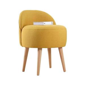 Taburet NIKI, priemer 46 cm, žltý 209FLF1148 vyobraziť