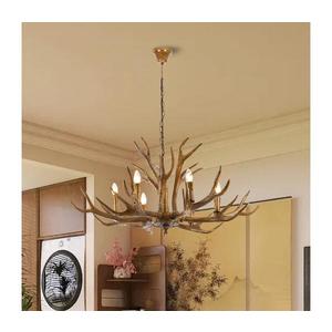 Brilagi - Luster na reťazi DEER 6xE14/10W/230V priemer 102 cm parožie BRI432 vyobraziť