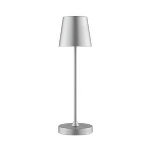 Brilliant - LED stmievateľná nabíjateľná dotyková stolová lampa ELORA LED/2, 5W/5V 2700K IP44 strieborná G60245/58 vyobraziť