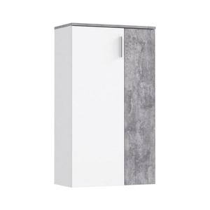 Botník ETON – biela/šedá, betónový vzhľad BTS321-C296A vyobraziť