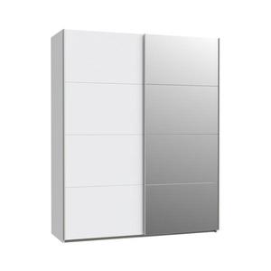 Šatníková skriňa s zrkadlom KARO 170x210 cm biela SHMS82412-120 vyobraziť