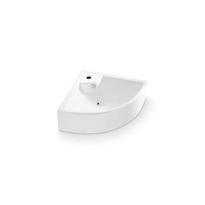 Bathco 0043 - Rohové závesné umývadlo OPORTO 64, 5 x 47 cm porcelán/biela 0043 vyobraziť