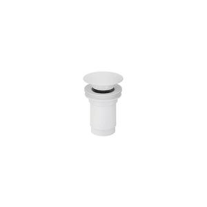 Bathco 0212BL - Umývadlová vpusť bez prepadového otvoru CLICK-CLACK, priemer 6 cm, matná biela 0212BL vyobraziť