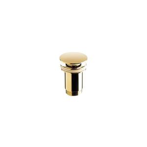 Bathco 0212OR - Umývadlová výpusť CLICK-CLACK bez prepadového otvoru, priemer 6 cm, zlatá 0212OR vyobraziť