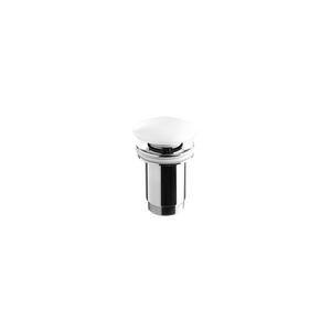 Bathco 0212PR - Umývadlová výpusť bez prepadového otvoru CLICK-CLACK pr. 6 cm lesklá biela 0212PR vyobraziť