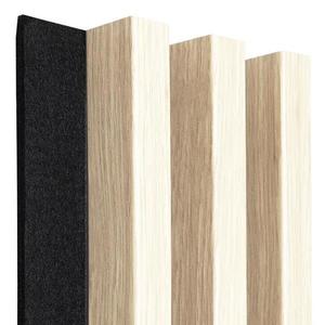 Akustické panely lamelové 3D na plsti Jasen 137x2650 mm vyobraziť