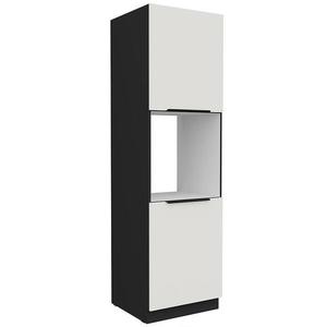 Kuchynská skrinka Aria-Wh/Bl Anti Fingerprint 60dp-210 2f vyobraziť