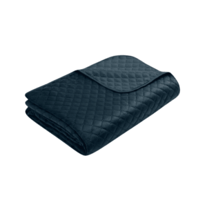 Obojstranný prešívaný prehoz Beddo 007 220x240 cm tmavomodrý vyobraziť