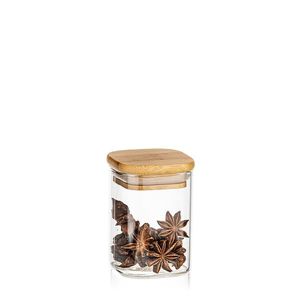 4Home Sklenená dóza na potraviny s viečkom Bamboo, 170 ml, 170 ml vyobraziť